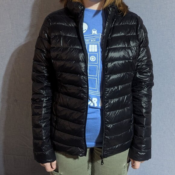 Nuage Sport Lightweight Down Puffer Jacket – Black – Women’s M – NWT - Picture 3 of 8